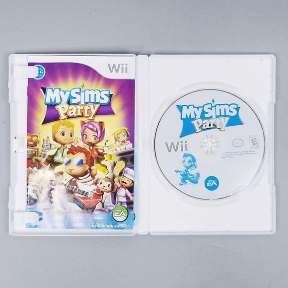 Nintendo Wii My Sims Party Complete Manual Tested - Picture 3 of 9